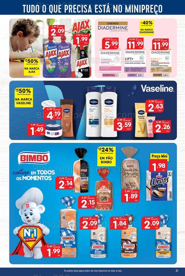 Antevisão Folheto MINIPREÇO Promoções de 25 a 31 janeiro