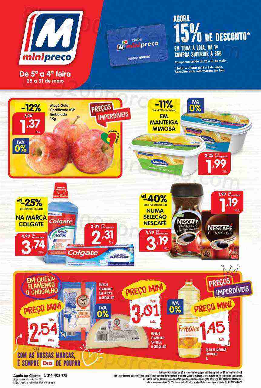 Antevisão Folheto MINIPREÇO Promoções de 25 a 31 maio