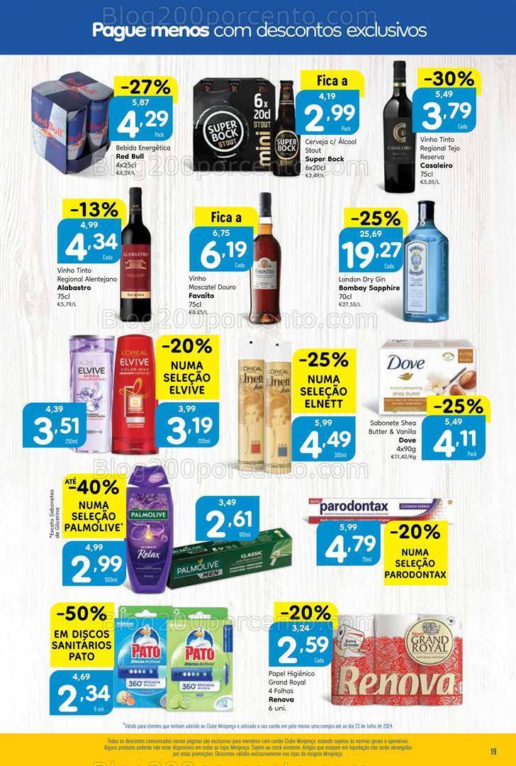 Antevisão Folheto MINIPREÇO Promoções de 25 a 31 julho