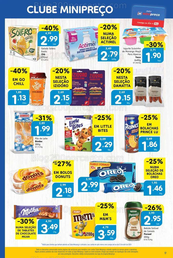 Antevisão Folheto MINIPREÇO Promoções de 25 abril a 1 maio