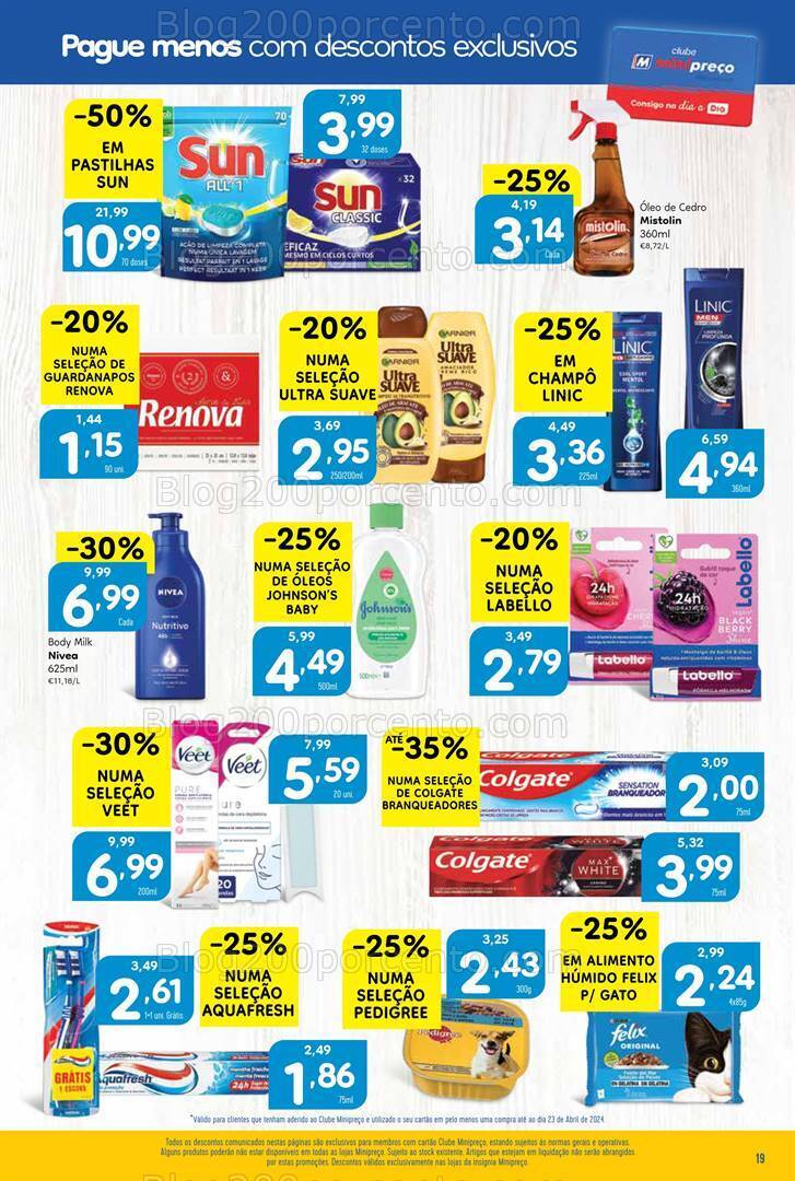Antevisão Folheto MINIPREÇO Promoções de 25 abril a 1 maio