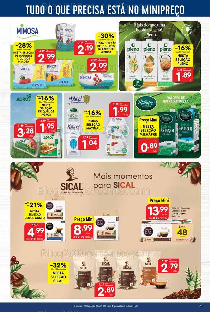 Antevisão Folheto MINIPREÇO Promoções de 25 abril a 1 maio