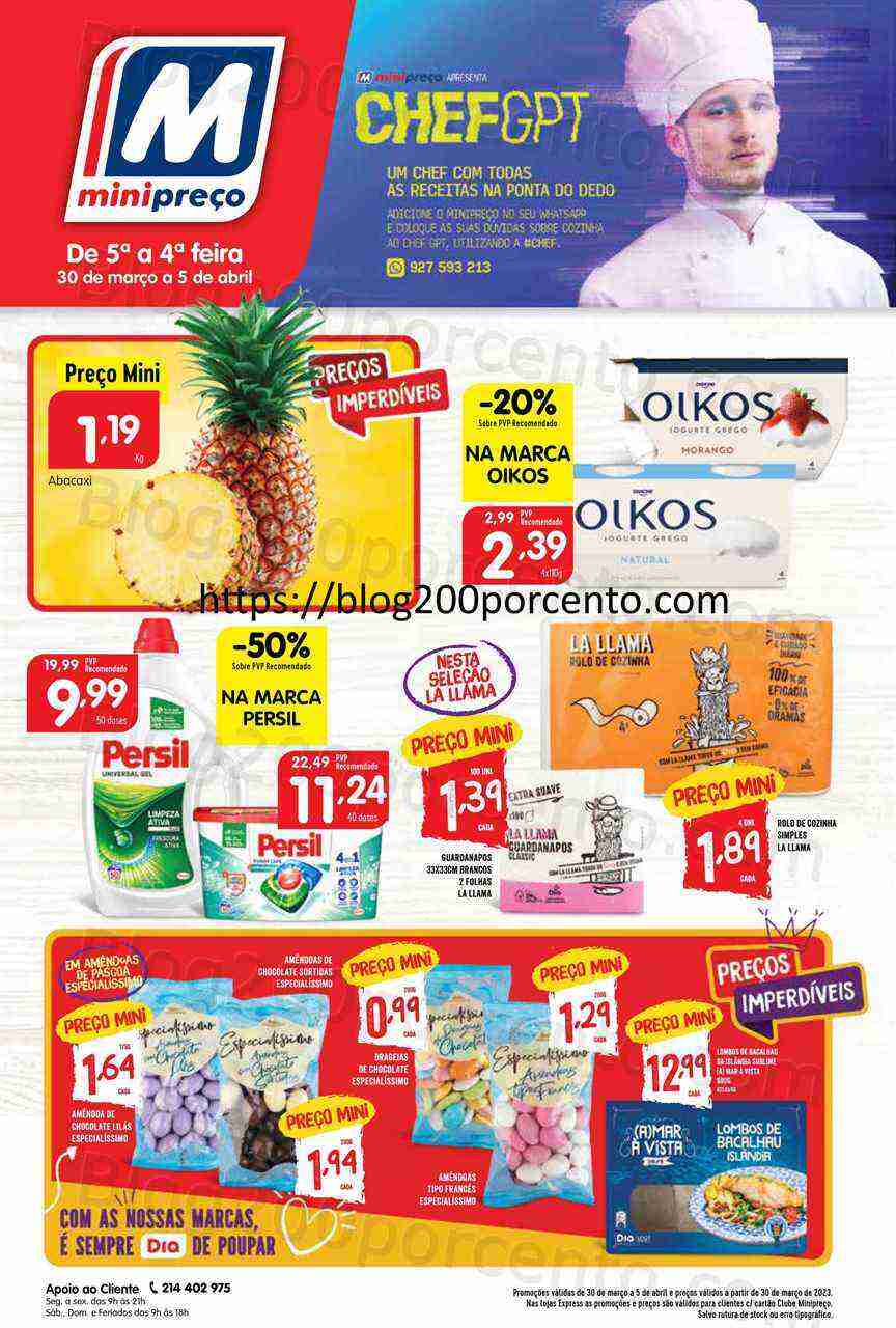 Antevisão Folheto MINIPREÇO Promoções de 30 março a 5 abril