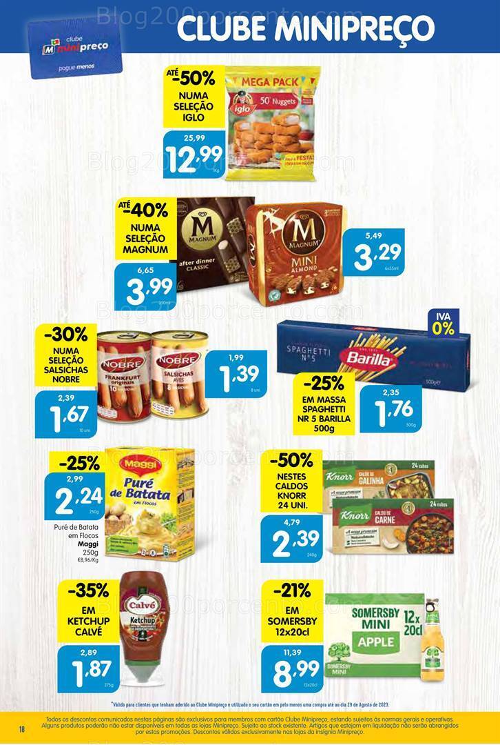 Antevisão Folheto MINIPREÇO Promoções de 31 agosto a 6 setembro