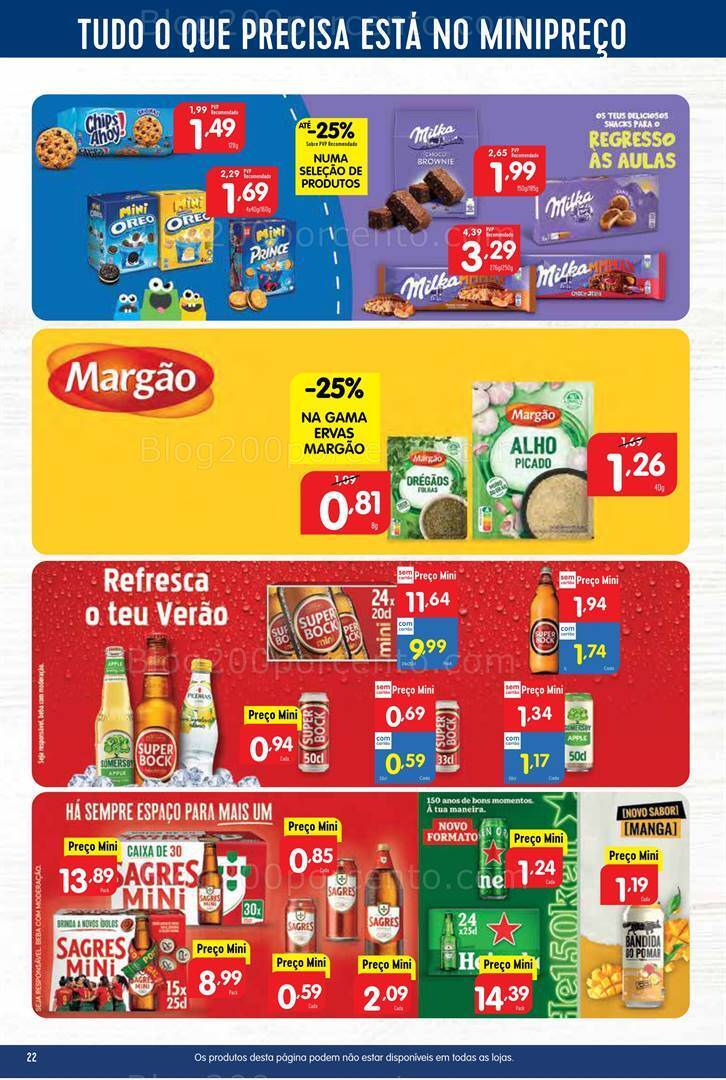Antevisão Folheto MINIPREÇO Promoções de 31 agosto a 6 setembro