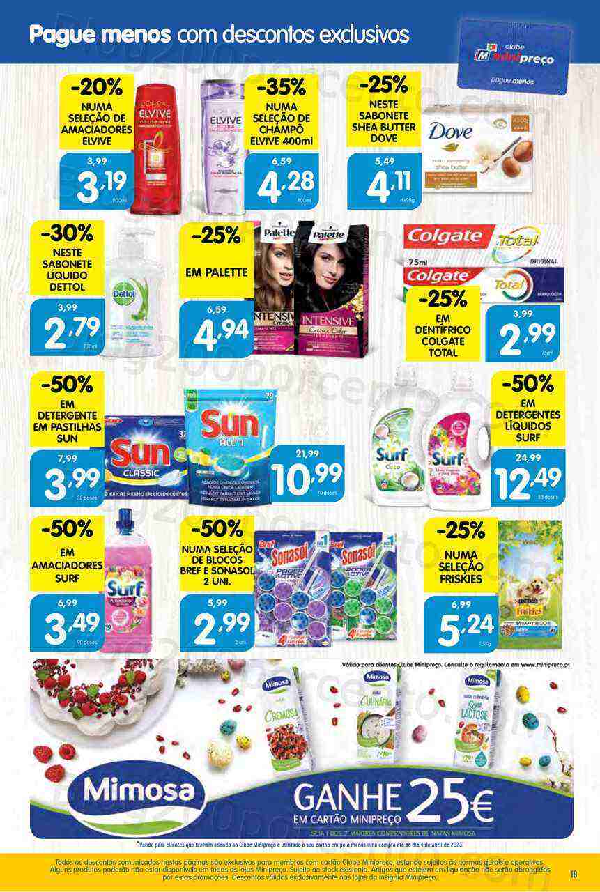 Antevisão Folheto MINIPREÇO Promoções de 6 a 12 abril