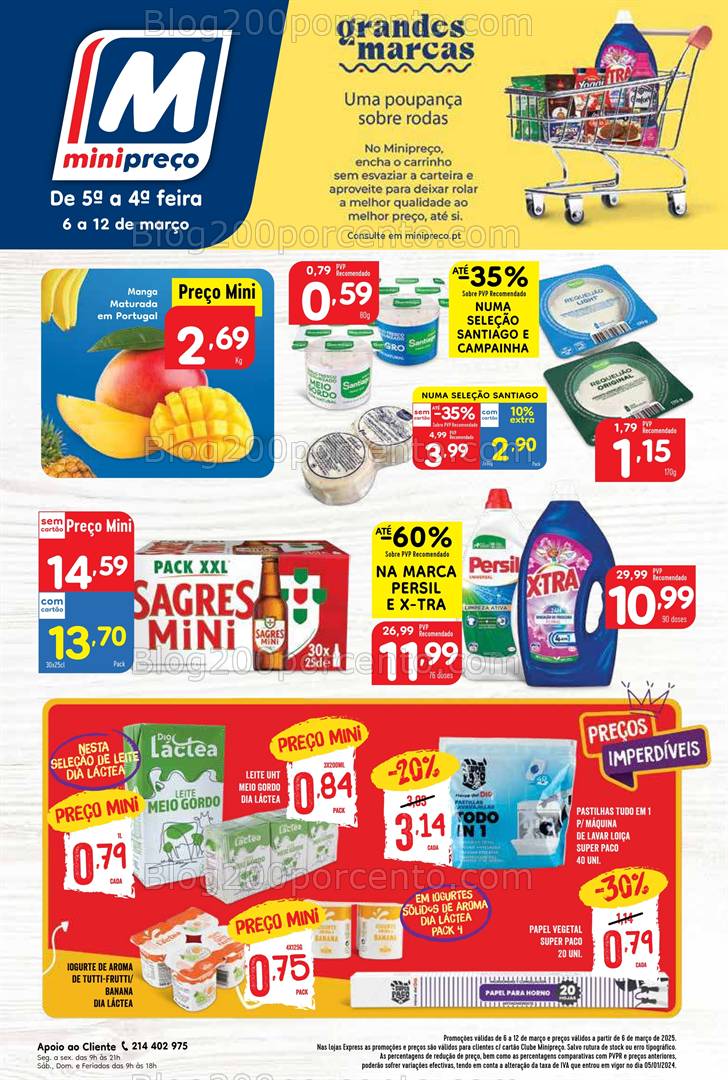 Antevisão Folheto MINIPREÇO Promoções de 6 a 12 março