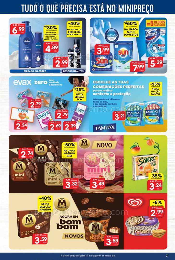 Antevisão Folheto MINIPREÇO Promoções de 8 a 14 agosto