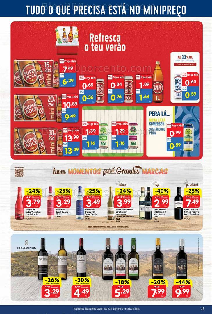 Antevisão Folheto MINIPREÇO Promoções de 8 a 14 agosto