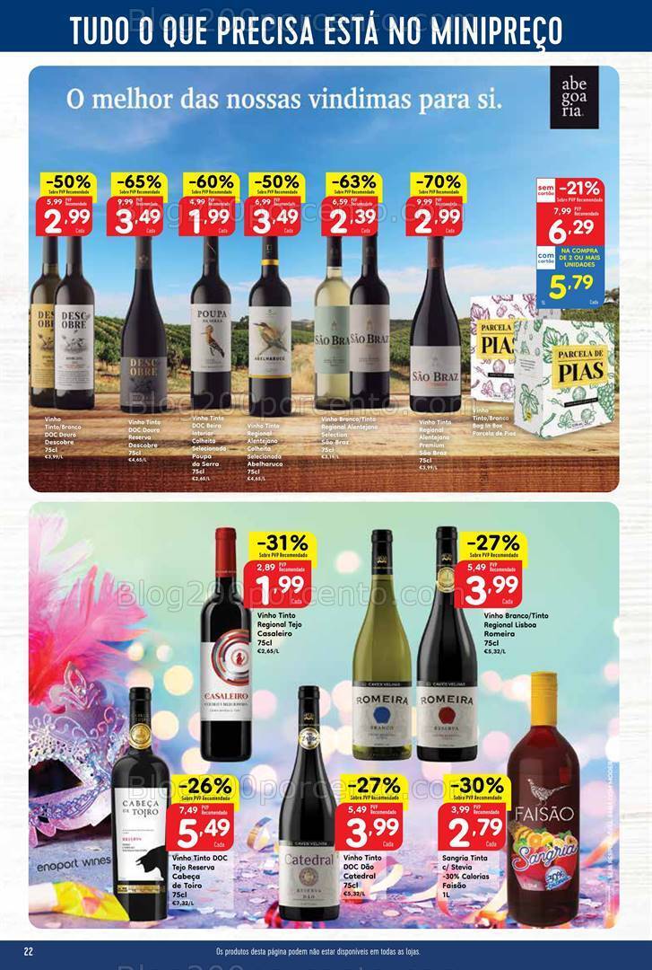 Antevisão Folheto MINIPREÇO Promoções de 8 a 14 fevereiro