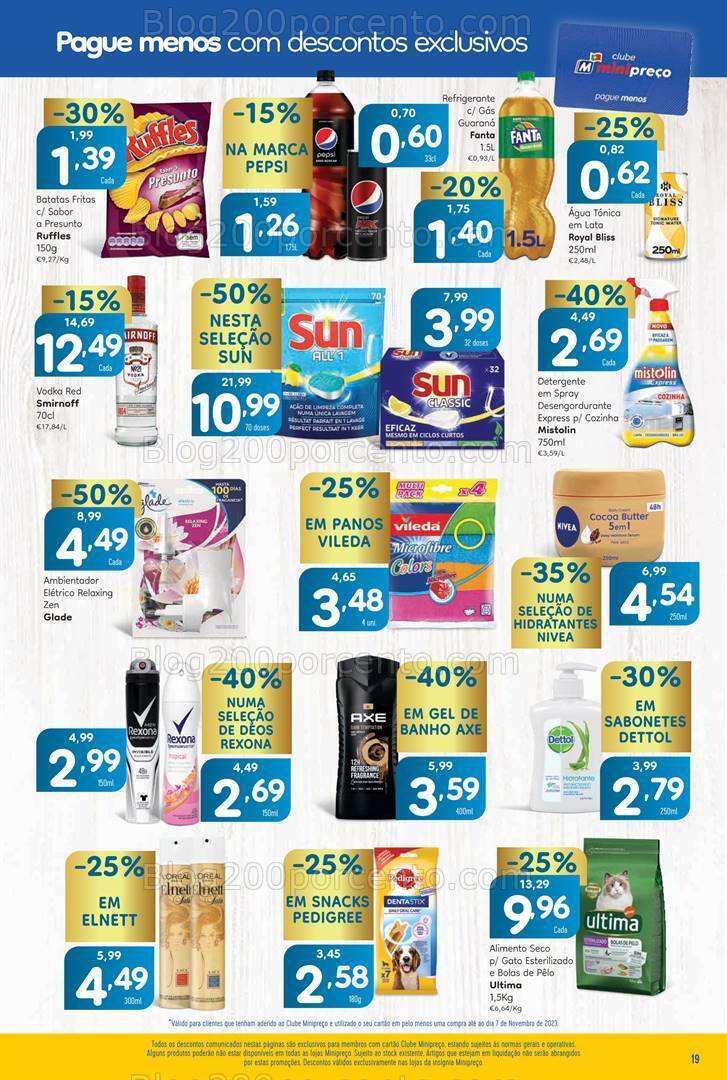 Antevisão Folheto MINIPREÇO Promoções de 9 a 15 novembro