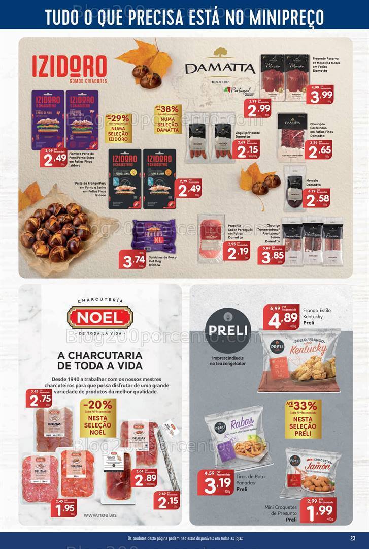 Antevisão Folheto MINIPREÇO Promoções de 9 a 15 novembro