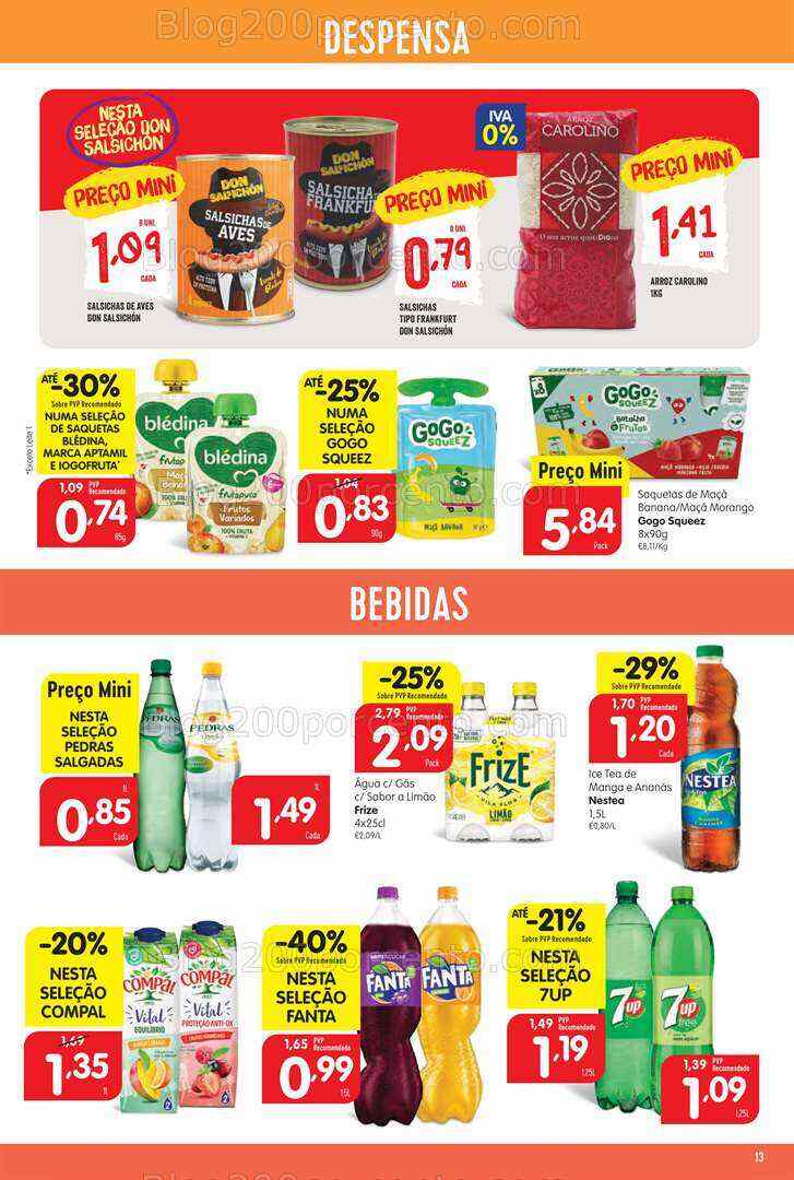 Antevisão Folheto MINIPREÇO Promoções de 6 a 12 julho