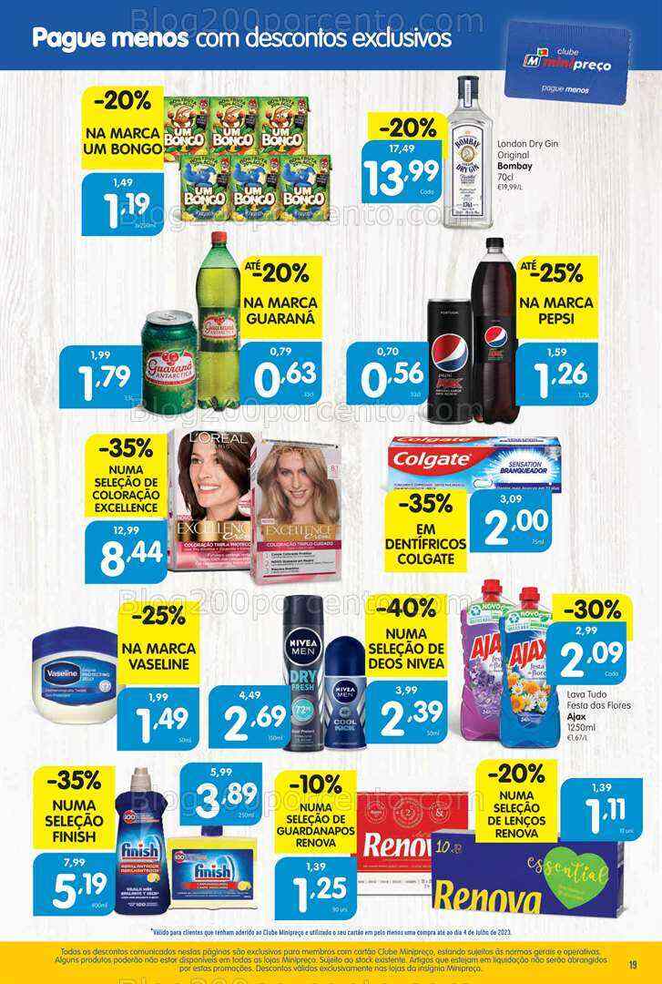 Antevisão Folheto MINIPREÇO Promoções de 6 a 12 julho