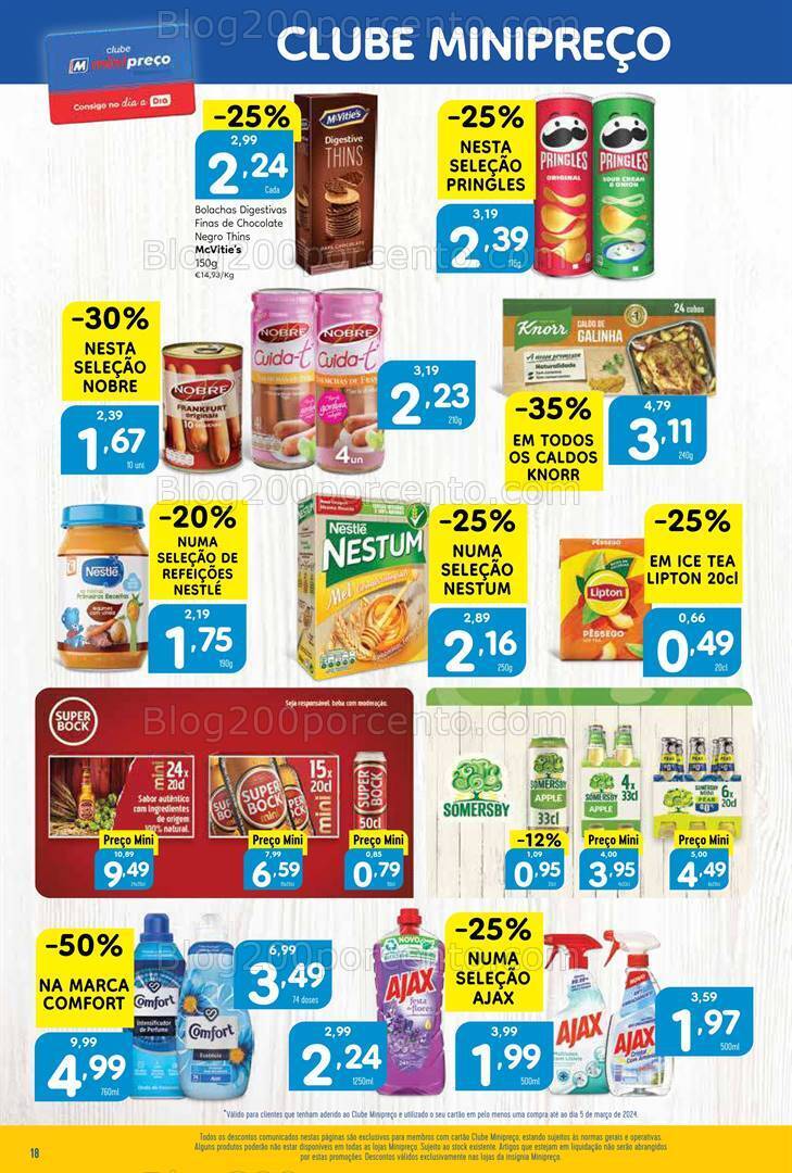 Antevisão Folheto MINIPREÇO Promoções de 7 a 13 março