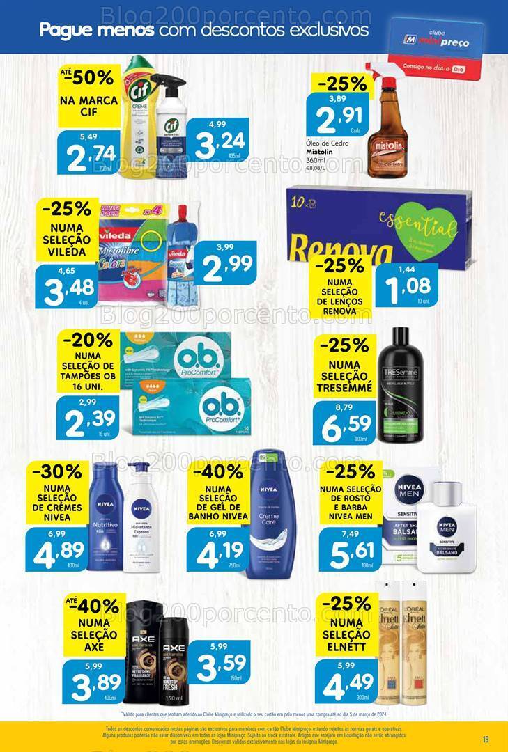 Antevisão Folheto MINIPREÇO Promoções de 7 a 13 março