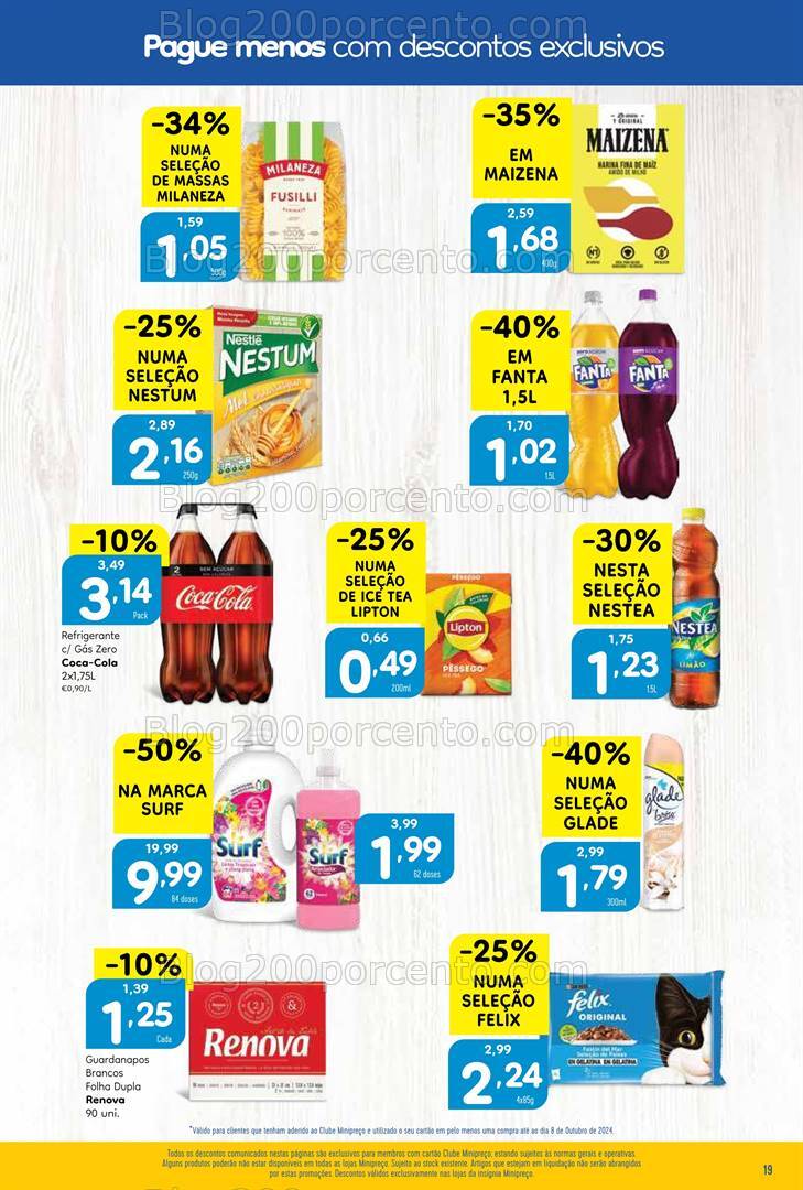 Antevisão Folheto MINIPREÇO Promoções de 10 a 16 outubro