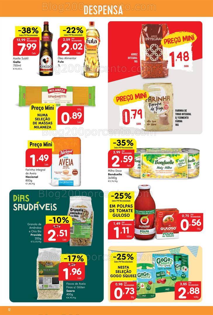 Antevisão Folheto MINIPREÇO Promoções de 11 a 17 abril