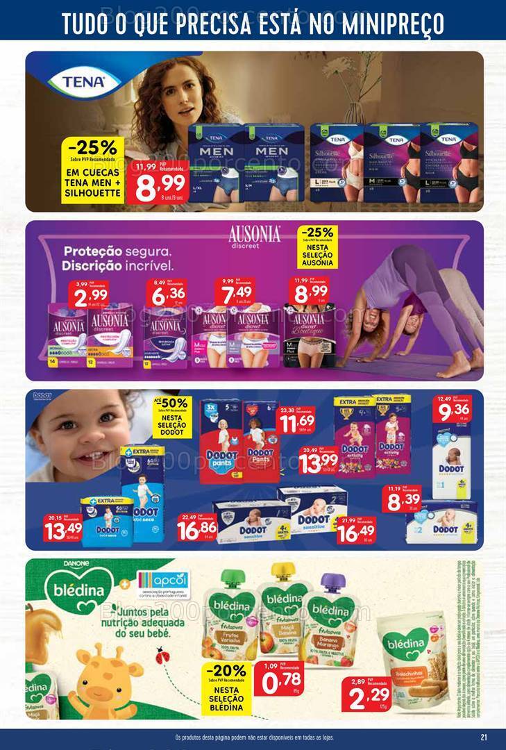 Antevisão Folheto MINIPREÇO Promoções de 11 a 17 abril