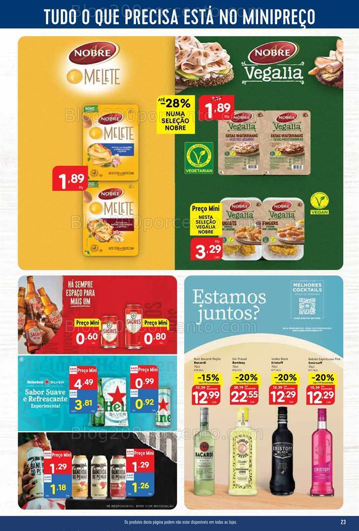 Antevisão Folheto MINIPREÇO Promoções de 11 a 17 abril