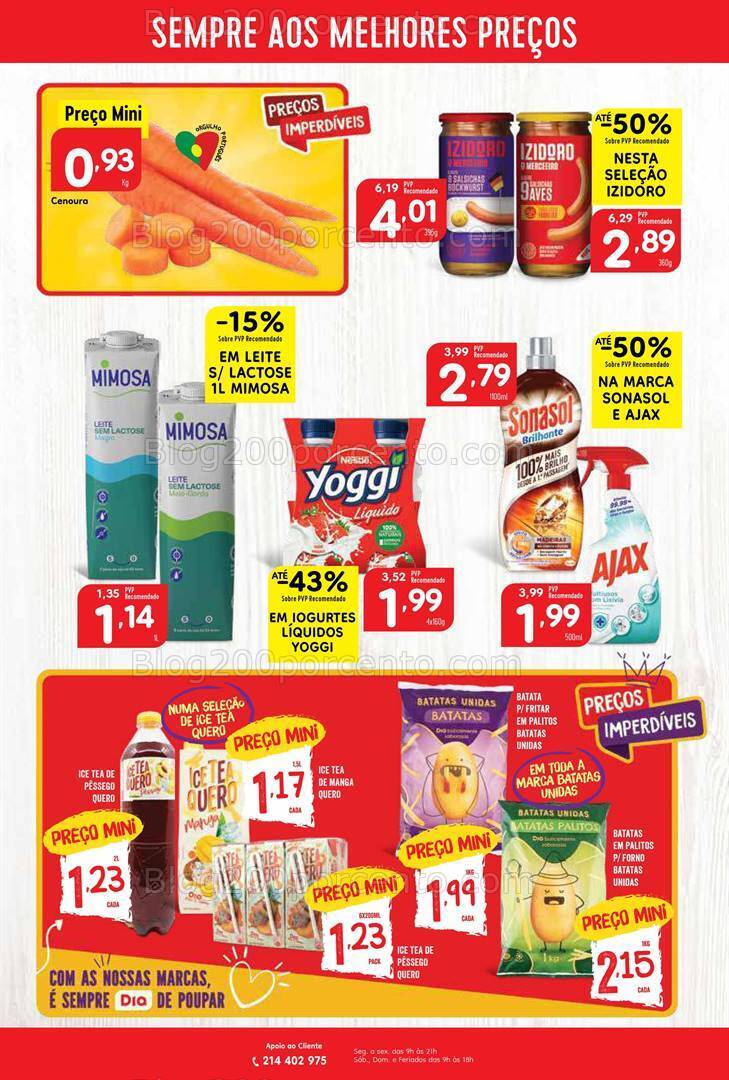 Antevisão Folheto MINIPREÇO Promoções de 11 a 17 abril