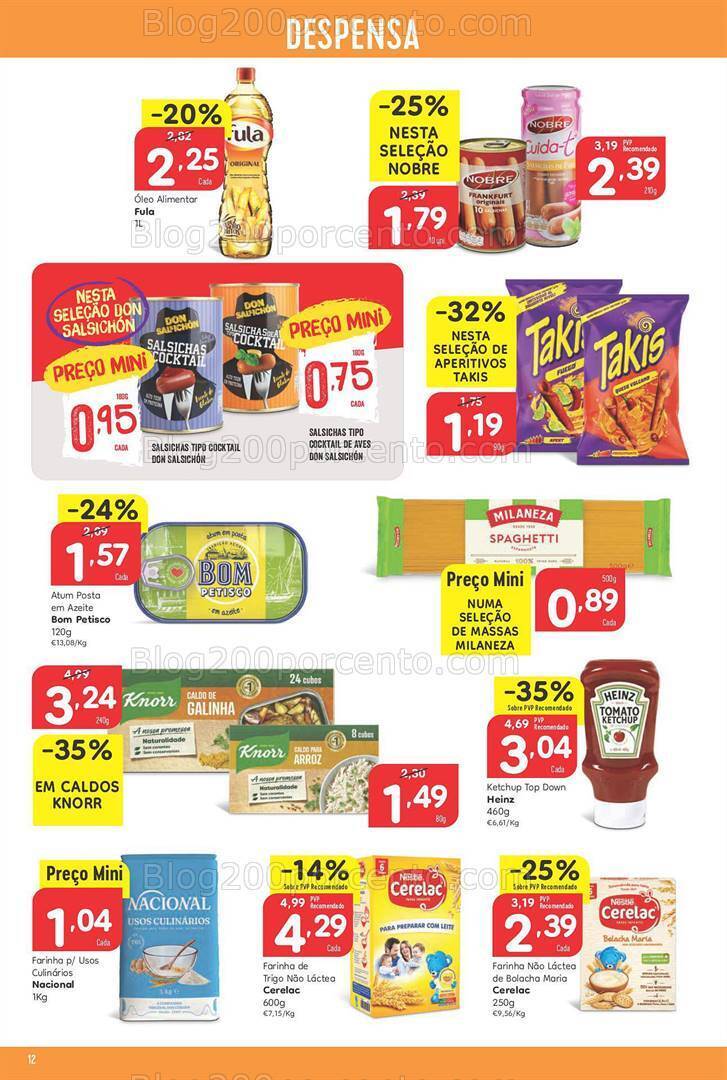 Antevisão Folheto MINIPREÇO Promoções de 11 a 17 janeiro