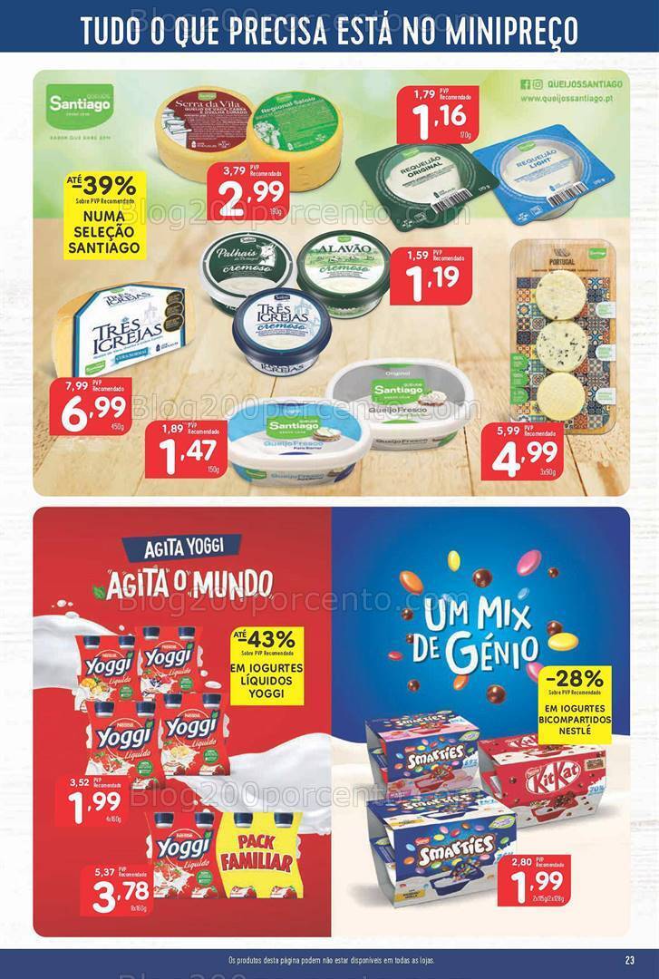 Antevisão Folheto MINIPREÇO Promoções de 11 a 17 janeiro