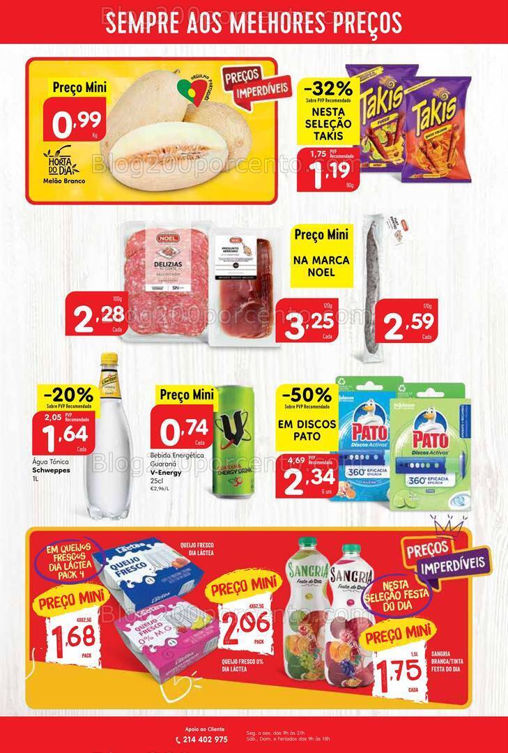 Antevisão Folheto MINIPREÇO Promoções de 11 a 17 julho