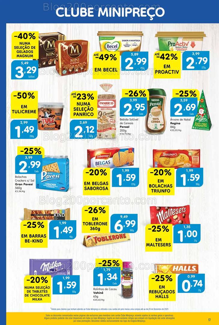 Antevisão Folheto MINIPREÇO Promoções de 12 a 18 dezembro