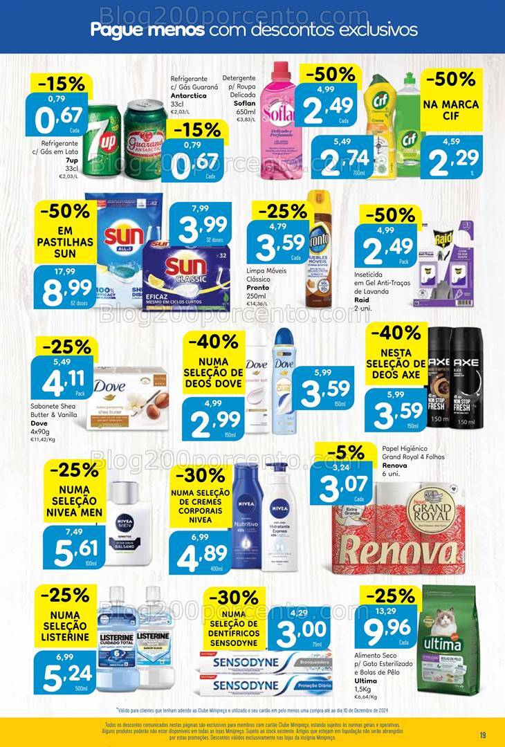 Antevisão Folheto MINIPREÇO Promoções de 12 a 18 dezembro