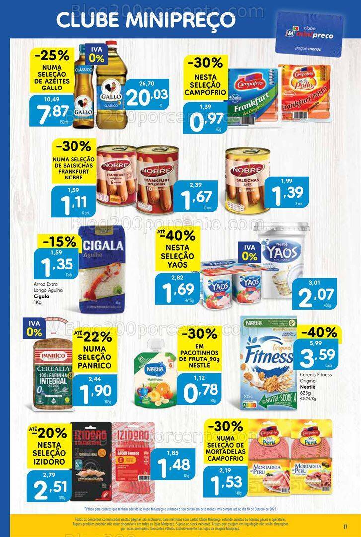 Antevisão Folheto MINIPREÇO Promoções de 12 a 18 outubro