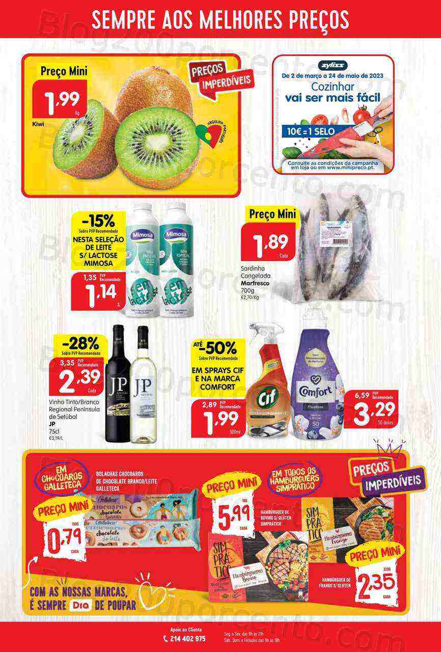Antevisão Folheto MINIPREÇO Promoções de 13 a 19 abril