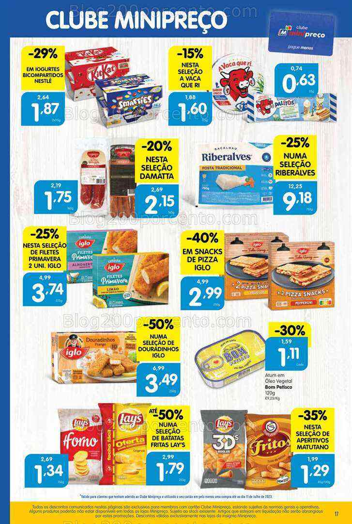 Antevisão Folheto MINIPREÇO Promoções de 13 a 19 julho