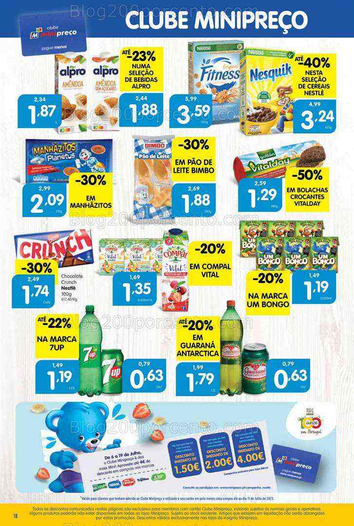 Antevisão Folheto MINIPREÇO Promoções de 13 a 19 julho