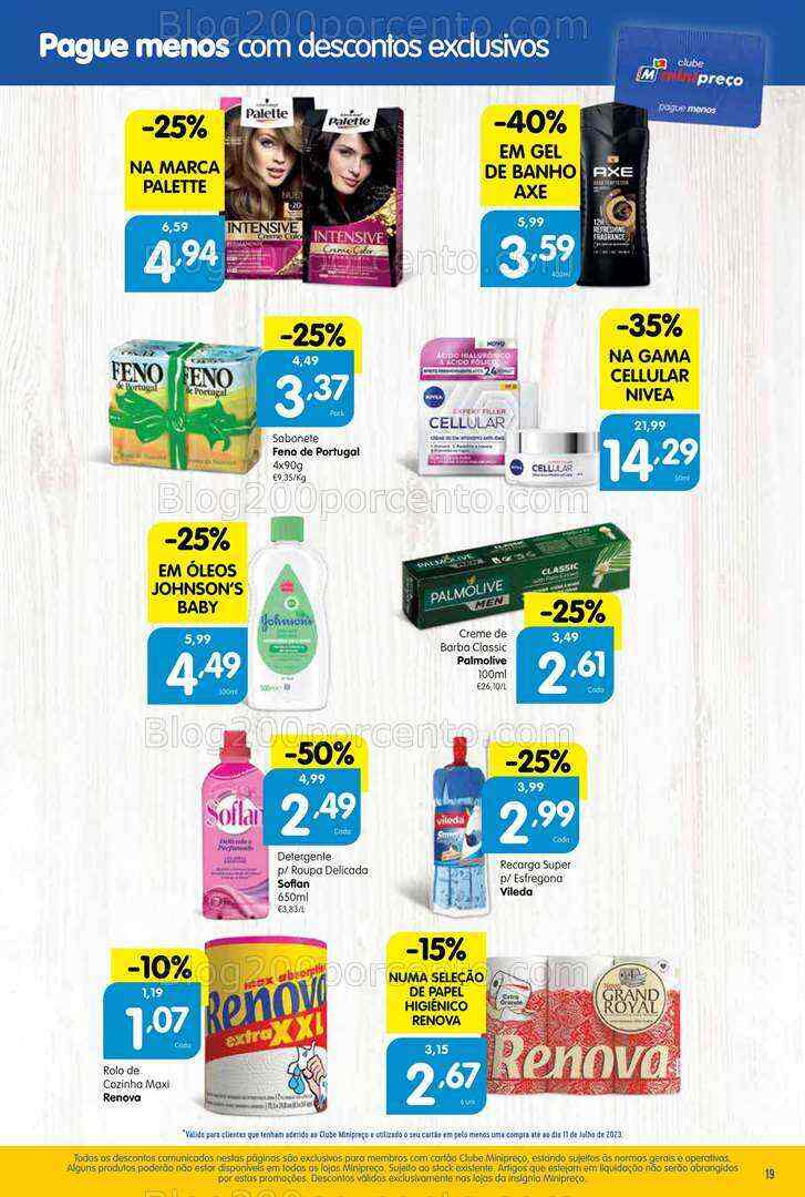 Antevisão Folheto MINIPREÇO Promoções de 13 a 19 julho