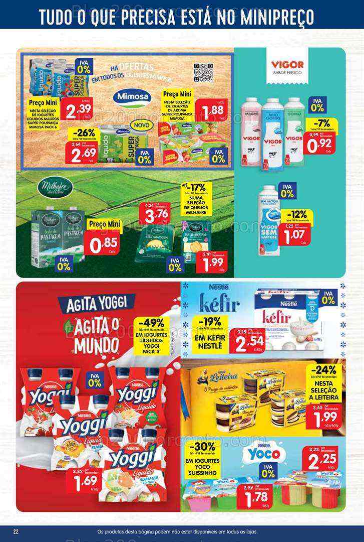 Antevisão Folheto MINIPREÇO Promoções de 13 a 19 julho