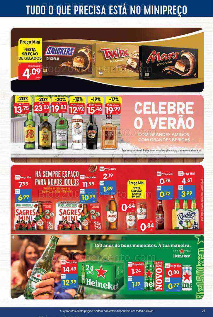 Antevisão Folheto MINIPREÇO Promoções de 13 a 19 julho
