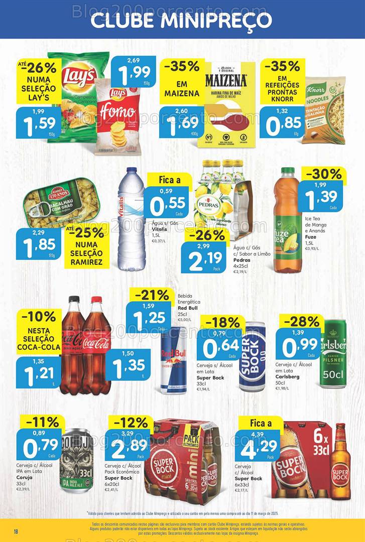 Antevisão FolhetoMINIPREÇO Promoções de 13 a 19 março