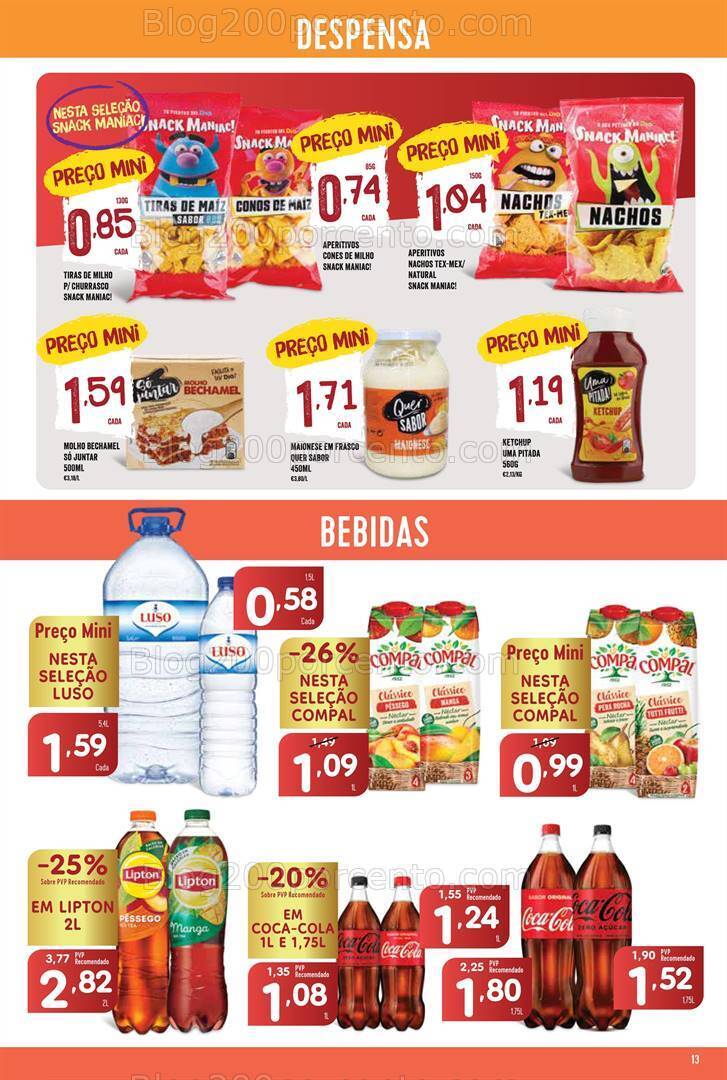 Antevisão Folheto MINIPREÇO Promoções de 16 a 22 novembro