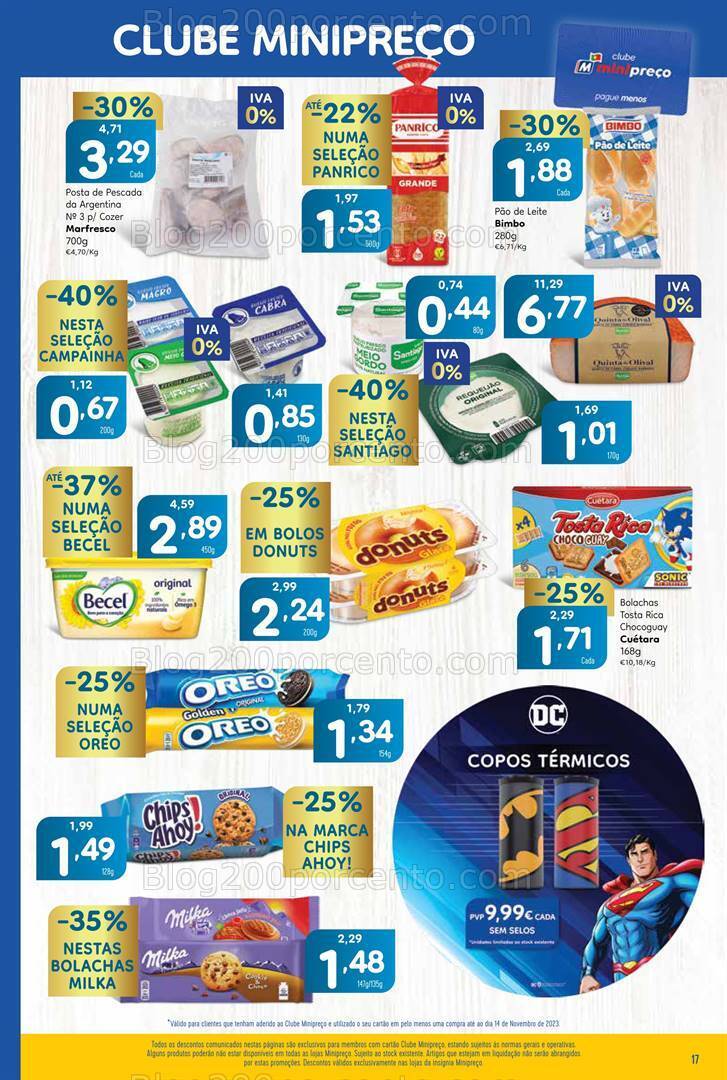 Antevisão Folheto MINIPREÇO Promoções de 16 a 22 novembro