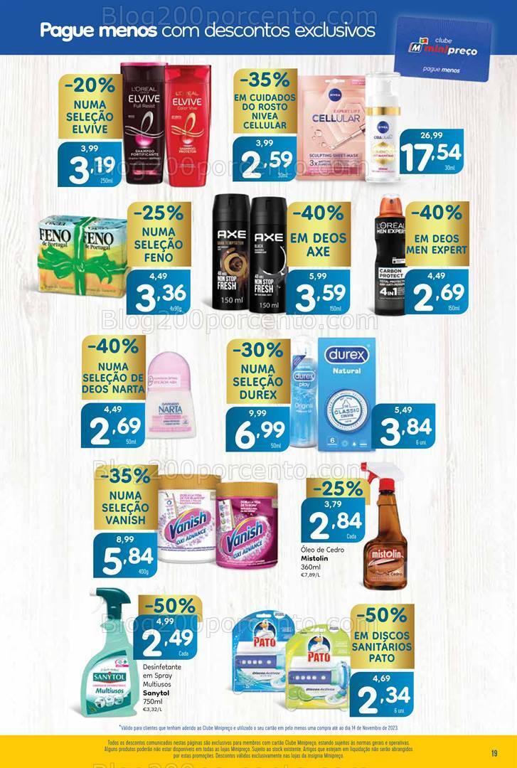 Antevisão Folheto MINIPREÇO Promoções de 16 a 22 novembro