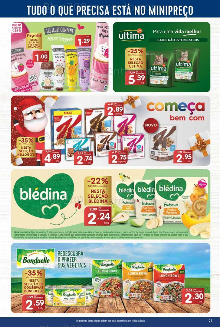 Antevisão Folheto MINIPREÇO Promoções de 16 a 22 novembro