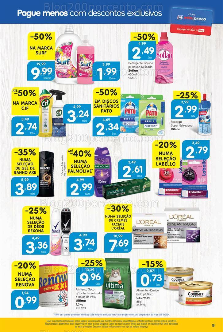 Antevisão Folheto MINIPREÇO Promoções de 18 a 24 abril