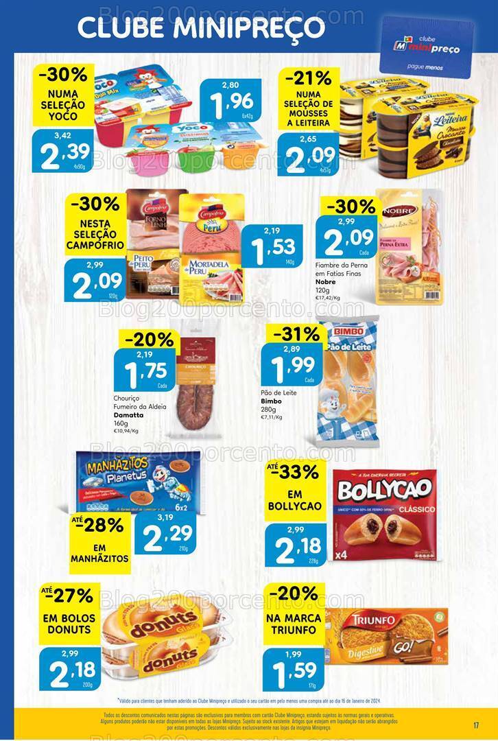 Antevisão Folheto MINIPREÇO Promoções de 18 a 24 janeiro