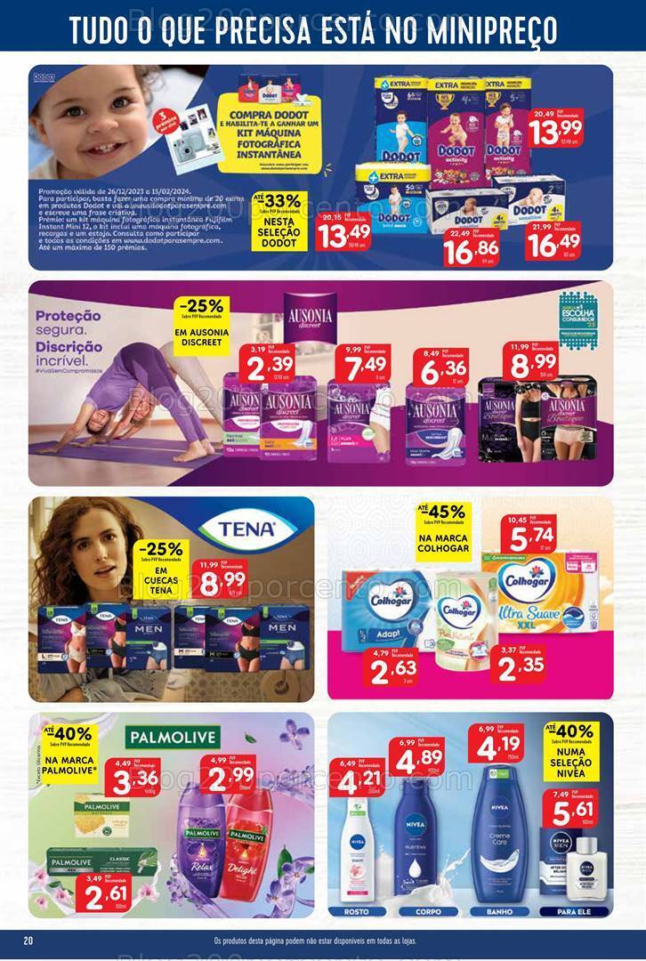 Antevisão Folheto MINIPREÇO Promoções de 18 a 24 janeiro