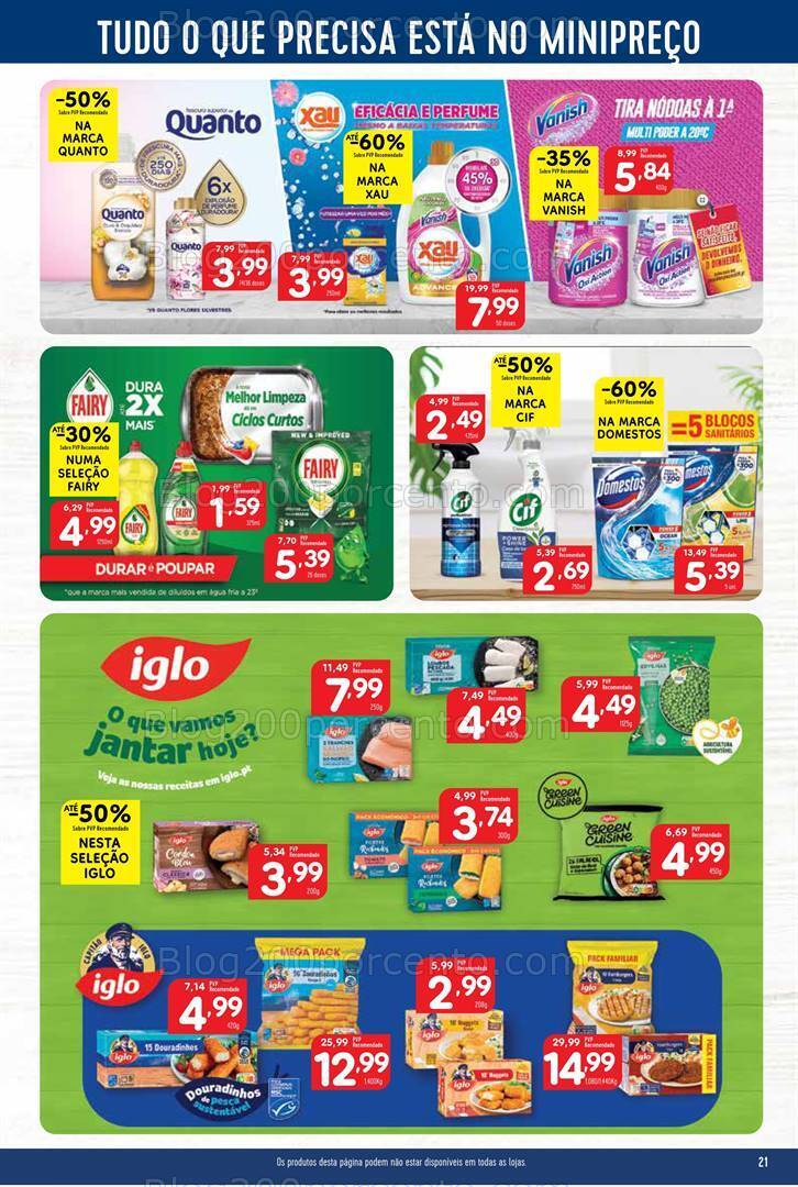 Antevisão Folheto MINIPREÇO Promoções de 18 a 24 janeiro
