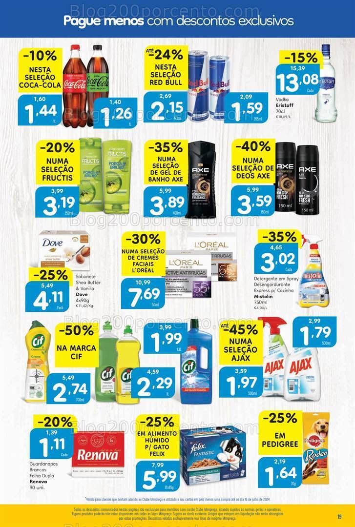 Antevisão Folheto MINIPREÇO Promoções de 18 a 24 julho