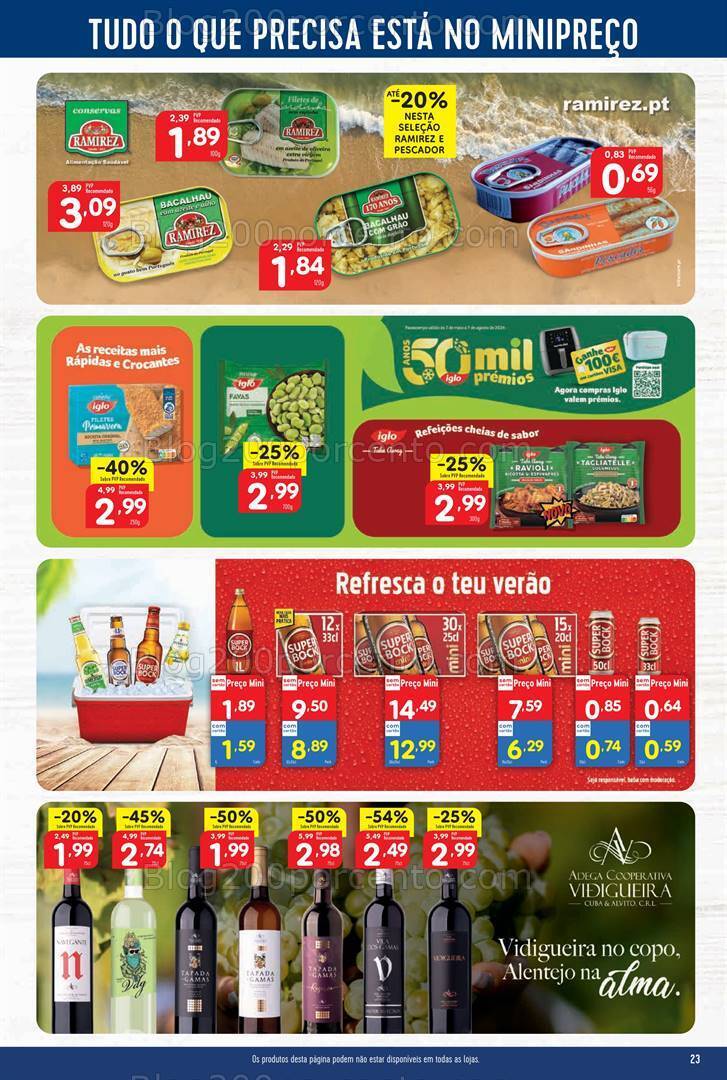 Antevisão Folheto MINIPREÇO Promoções de 18 a 24 julho