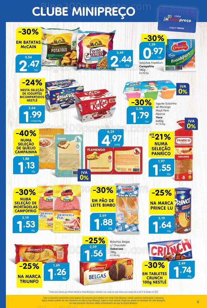 Antevisão Folheto MINIPREÇO Promoções de 19 a 25 outubro