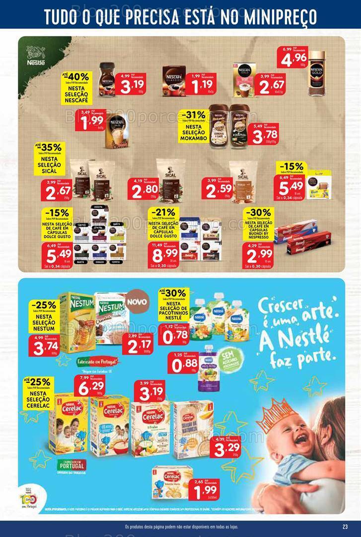 Antevisão Folheto MINIPREÇO Promoções de 19 a 25 outubro